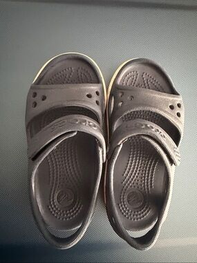 Crocs Kids Crocband II Toddler Sandals/Navy Red White